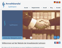Tablet Screenshot of eu-lawyers.com